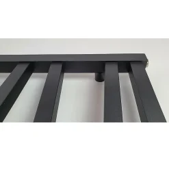 Stano Radiateur sèche-serviettes eau chaude design CYRKA 97 x 50 cm noir mat* Sèche-Serviettes Eau Chaude