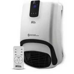 Warm Tech Radiateur soufflant mural sèche serviettes 2000W* Sèche-Serviettes Soufflant