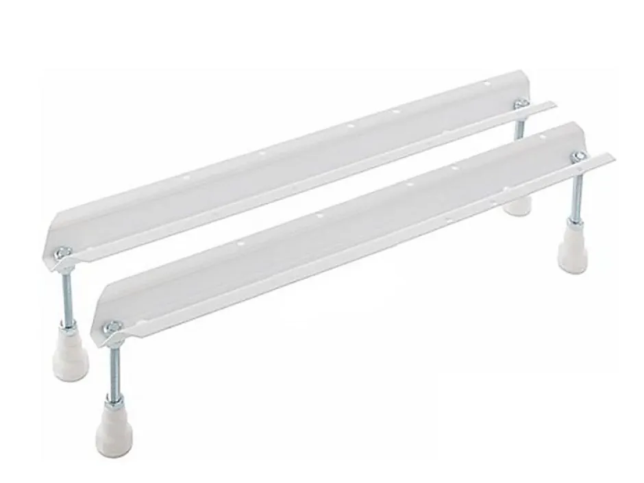 Ravak Avocado Ensemble Baignoire d'angle gain de place, orientation gauche 160 x 75 cm en acrylique, Blanc + Tablier + Pieds