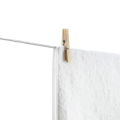Rayen Corde à enfiler Corde en nylon Utilisation intérieure et extérieure Antidérapant 20 m de pose Gris
