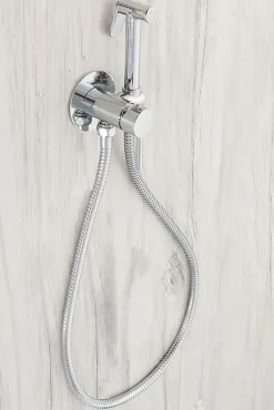 Rea Robinet Bidet Douchette Chrome Mural Monocommande* Robinet De Bidet