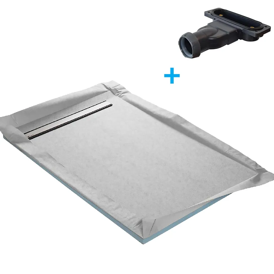 U-tile Receveur de douche à carreler monopente 150 x 100 cm* Receveur De Douche
