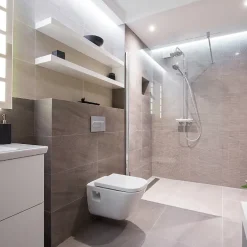 U-tile Receveur de douche à carreler caniveau 120 x 120 cm