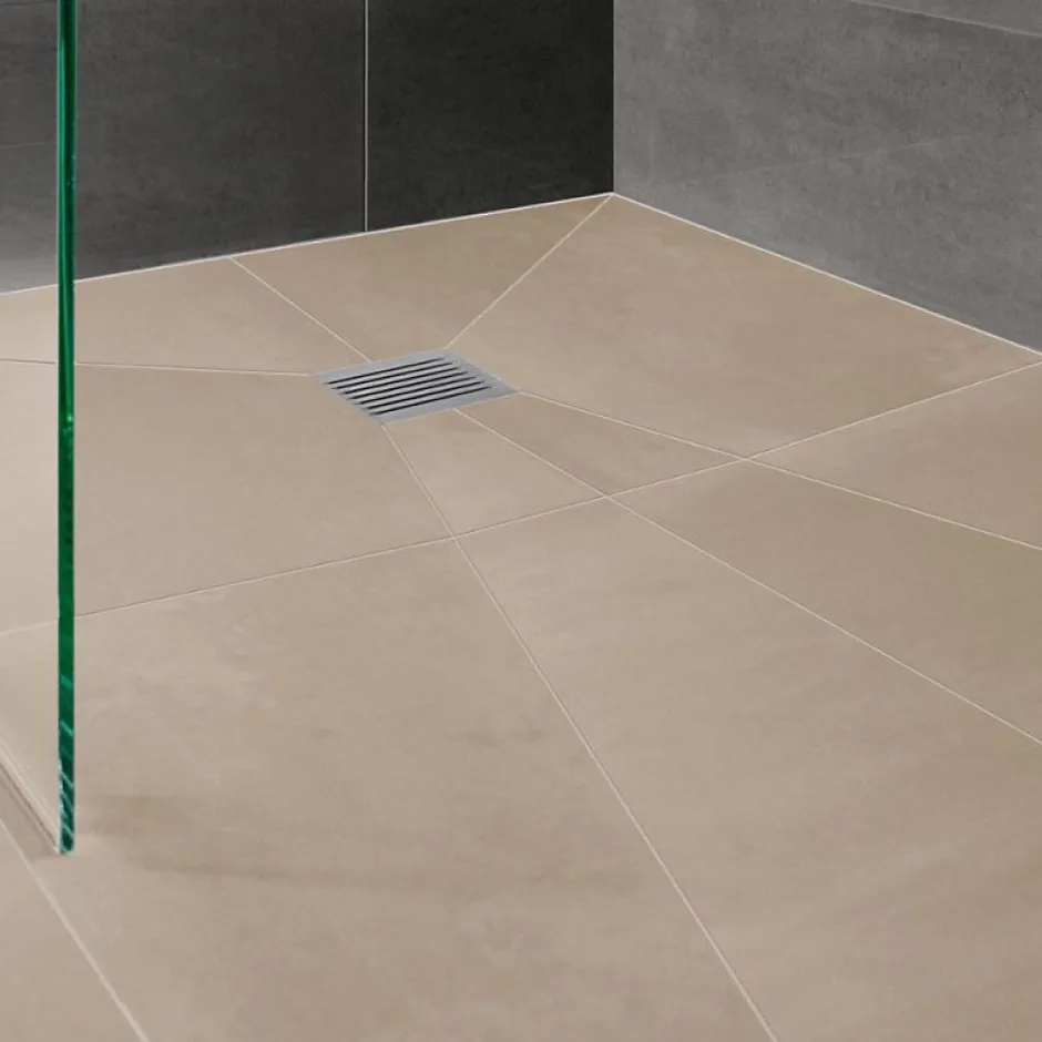 Wedi Receveur de douche à carreler 160 x 100 Fundo Primo rectangle écoulement excentré* Receveur De Douche