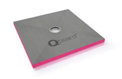 Qboard Receveur de douche à carreler 90 x 90 cm, extra-plat, Liquid* Receveur De Douche