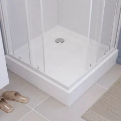 Receveur de douche à poser 90 x 90 cm, Dommel