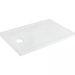 Sanindusa Receveur de douche à poser extra plat épaisseur 30mm céramique traditionnelle Stepin 140x80 blanc* Receveur De Douche