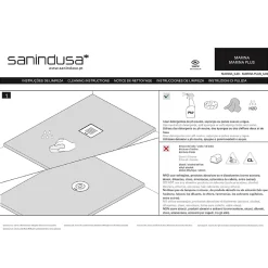 Sanindusa Receveur de douche à poser extra-plat épaisseur 28mm en pierre STONIT Marina 170x80 antidérapant classé C3 noir* Receveur De Douche