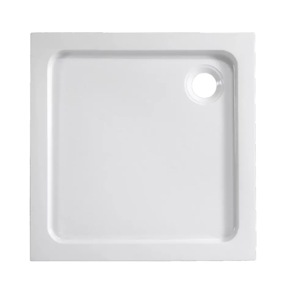 Receveur de douche à poser 80 x 80 cm, Dommel