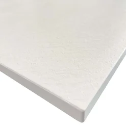 Laneri Receveur de douche SMC en fibre de verre effet pierre avec bonde inclus H. 2,6 cm 90 x 120 Blanche* Receveur De Douche