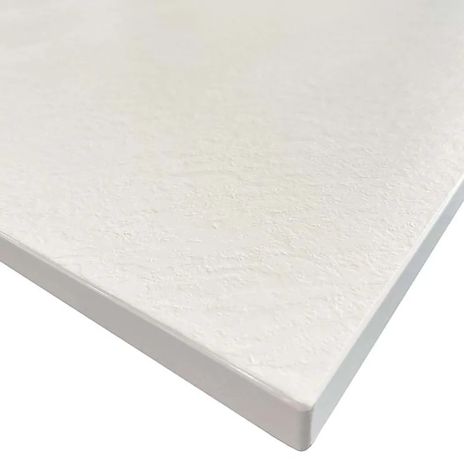 Laneri Receveur de douche SMC en fibre de verre effet pierre avec bonde inclus H. 2,6 cm 80 x 160 Blanche* Receveur De Douche