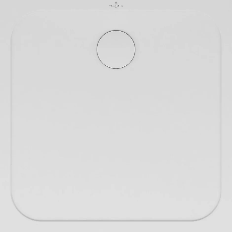 Villeroy & Boch Receveur de douche 80 x 80 cm en céramique, blanc, Slim* Receveur De Douche