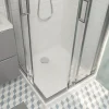 GoodHome Receveur de douche 70 x 70 cm, résine, blanc, Cavally* Receveur De Douche