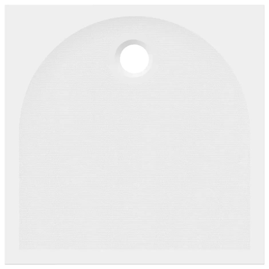 GoodHome Receveur de douche 70 x 70 cm, résine, blanc, Cavally* Receveur De Douche