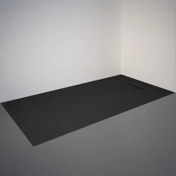 Schulte Receveur de douche 80 x 160 cm, effet pierre anthracite,* Receveur De Douche