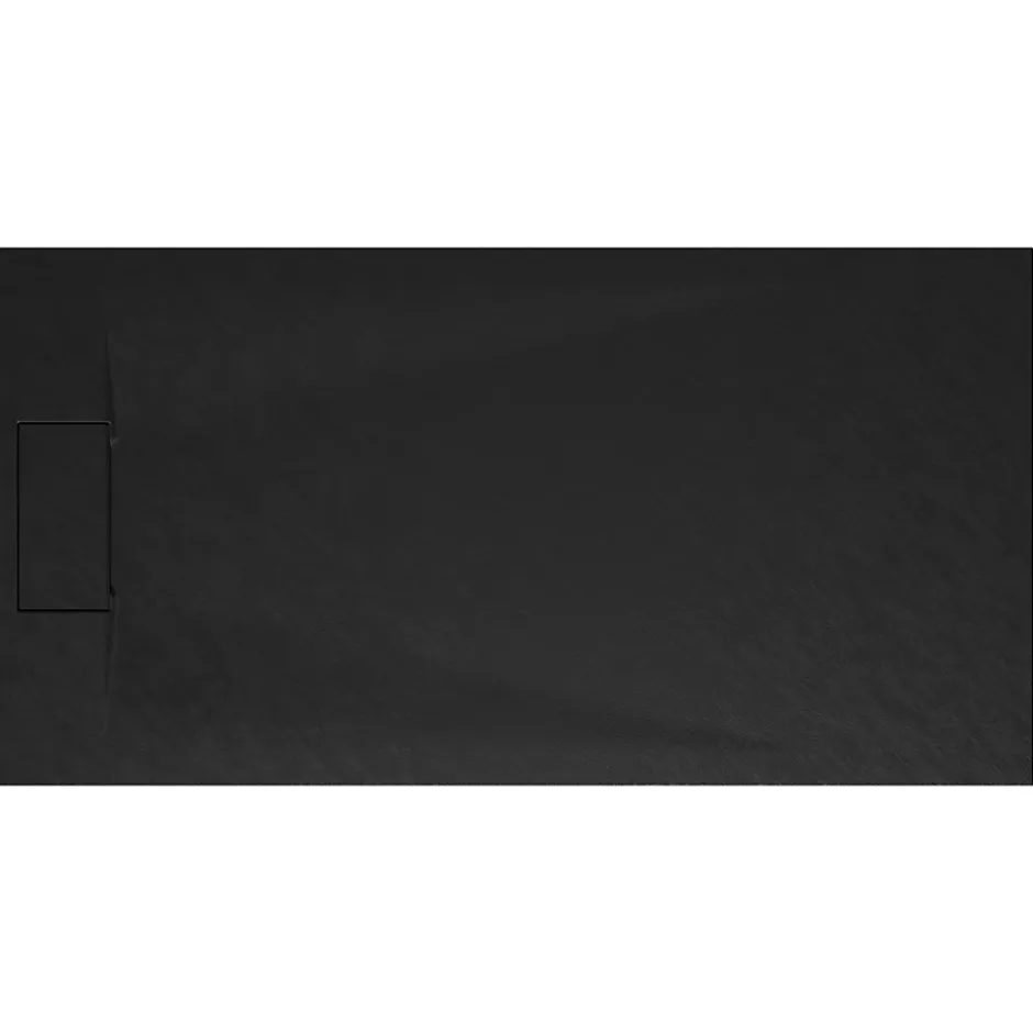 Schulte Receveur de douche 80 x 160 cm, effet pierre anthracite,* Receveur De Douche