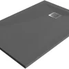 GoodHome Receveur de douche 80 x 120 cm, résine, gris, Douro* Receveur De Douche