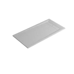 GoodHome Receveur de douche 80 x 160 cm, résine, blanc, Luiro* Receveur De Douche