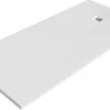 GoodHome Receveur de douche 90 x 160 cm, résine, blanc, Douro