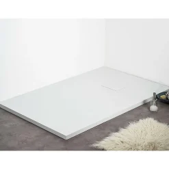 Stano Receveur de douche 90 x 170 cm extra plat blanc PIATTO en SoliCast surface ardoisee* Receveur De Douche