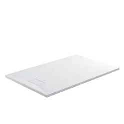 Stano Receveur de douche 90 x 170 cm extra plat blanc PIATTO en SoliCast surface ardoisee* Receveur De Douche