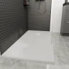 GoodHome Receveur de douche 80 x 120 cm, résine, blanc, Douro* Receveur De Douche