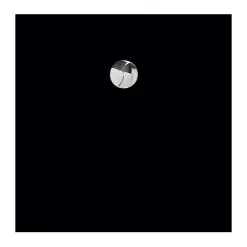 Allibert Receveur de douche 90 x 90 cm, noir, Karbon