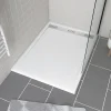 Galedo Receveur de douche 90 x 120 cm, acrylique blanc, Pure 2 Linéaire