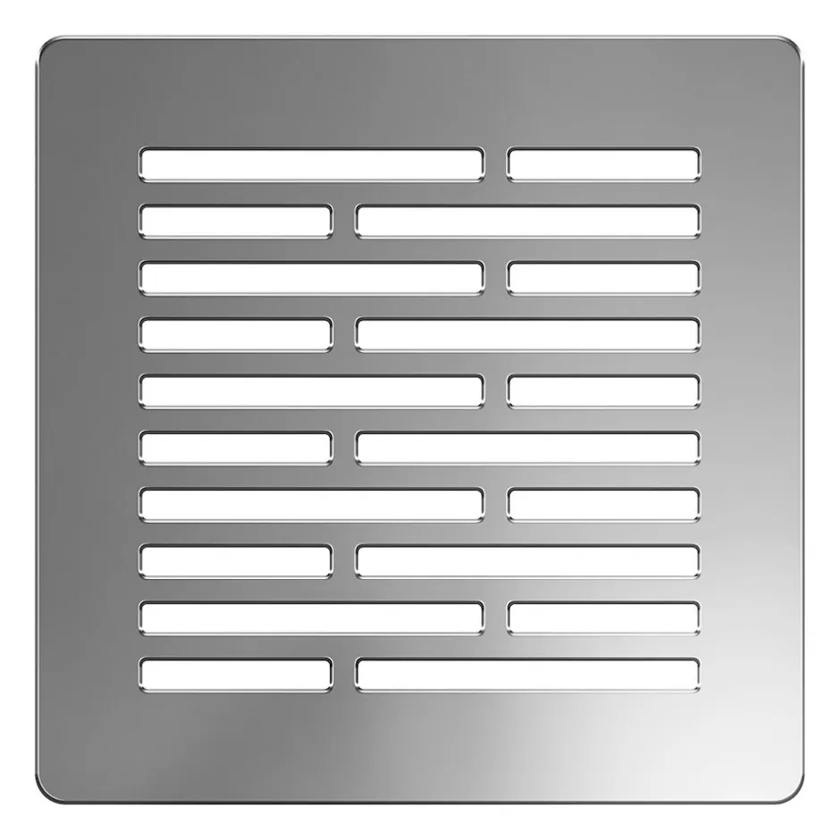 GoodHome Receveur de douche 90 x 90 cm, résine, gris, Douro