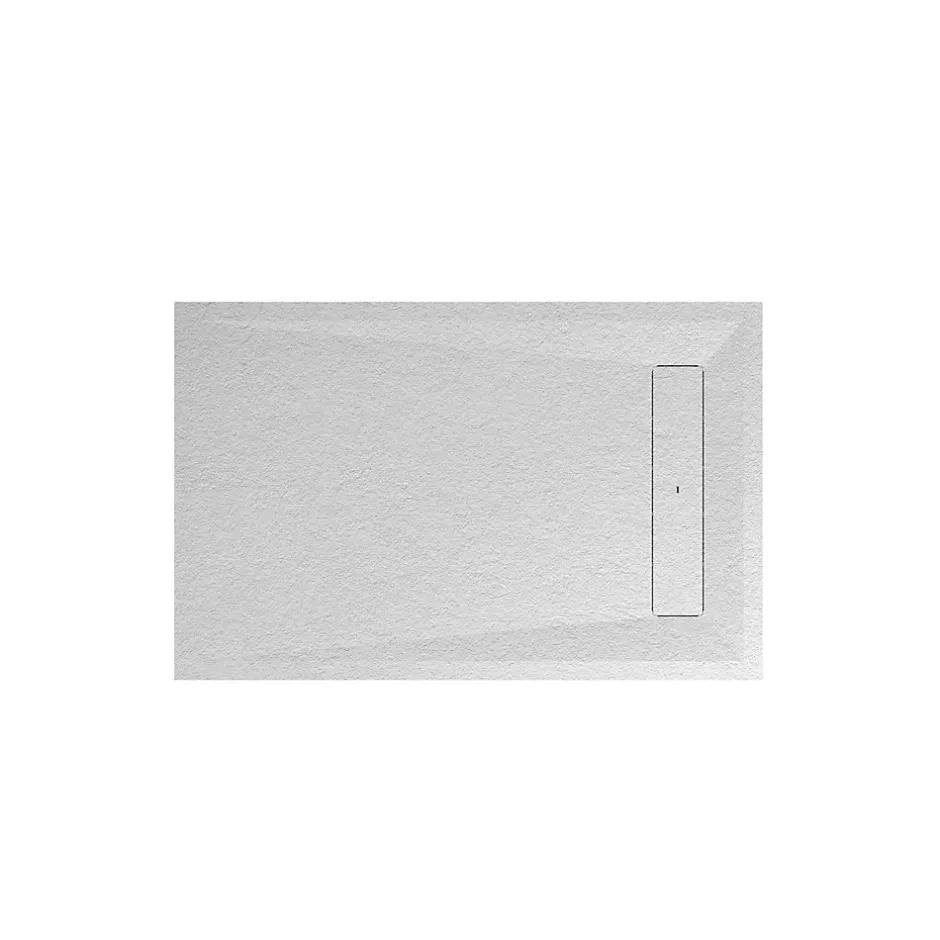 GoodHome Receveur de douche 90 x 140 cm, résine, blanc, Luiro* Receveur De Douche