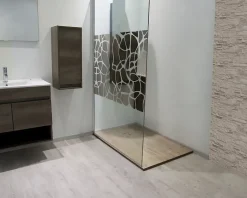 Ondee Receveur de douche 90 x 120 cm, bois, Naturo