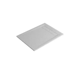 GoodHome Receveur de douche 90 x 120 cm, résine, blanc, Luiro