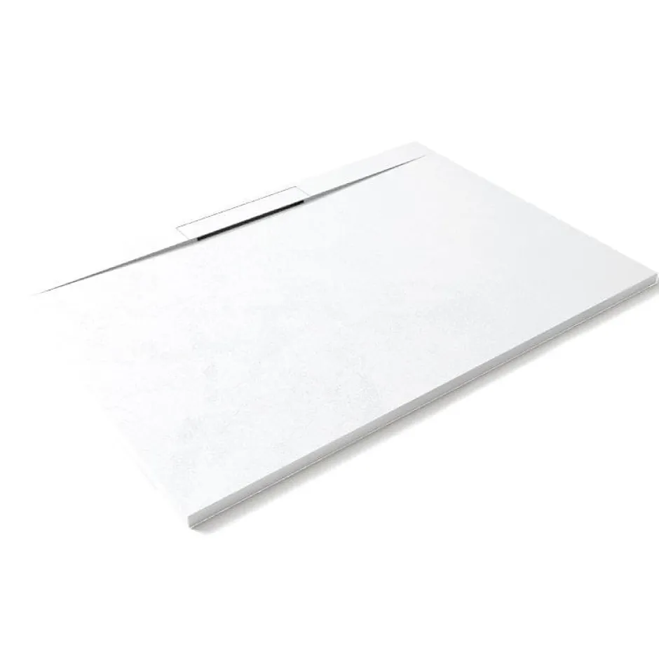 Stano Receveur de douche 90 x 140 cm extra-plat en fonte minerale LYRA blanc* Receveur De Douche