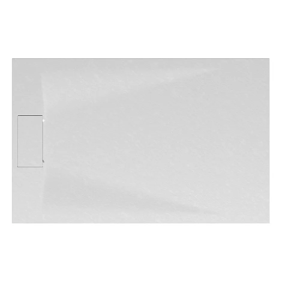 Schulte Receveur de douche 90 x 140 cm, effet pierre blanche,* Receveur De Douche