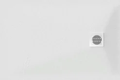 GoodHome Receveur de douche 80 x 140 cm, résine, blanc, Douro* Receveur De Douche