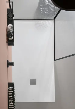 Villeroy & Boch Receveur de douche 80 x 160 cm en acrylique, blanc texturé, Exklusive* Receveur De Douche