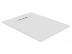 Schulte Receveur de douche 90 x 120 cm, effet pierre blanche,