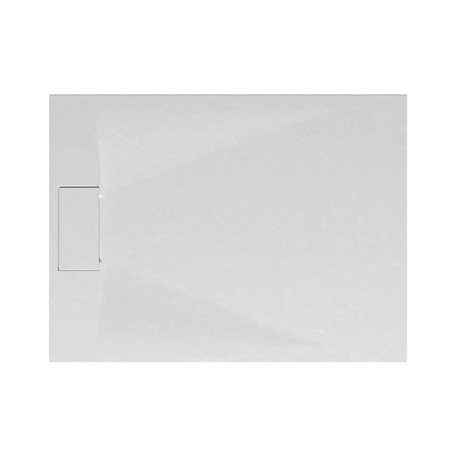 Schulte Receveur de douche 90 x 120 cm, effet pierre blanche,