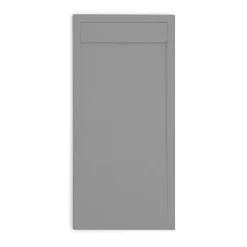 Stano Receveur de douche 90 x 170 cm extra plat QUORE en resine surface ardoisee beton* Receveur De Douche