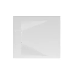 Schulte Receveur de douche 80 x 90 cm, effet pierre blanche,* Receveur De Douche