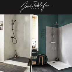 Jacob Delafon Receveur de douche 140 x 90 Ipso rectangle blanc