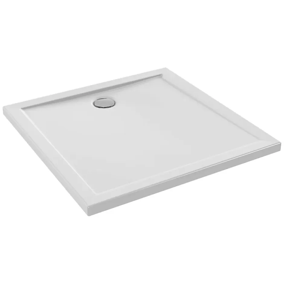 Jacob Delafon Receveur de douche 80 x 80 Kyreo ceramique carré blanc* Receveur De Douche