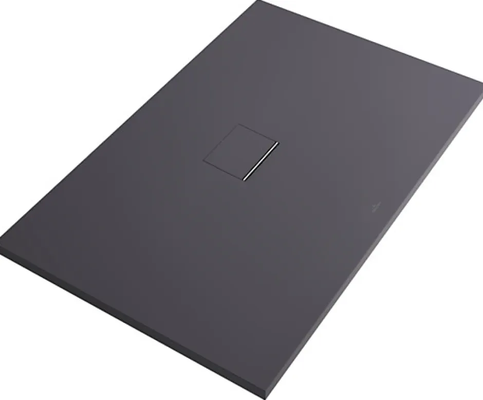 Villeroy & Boch Receveur de douche 90 x 120 x 4 cm, Quaryl, anthracite, Squaro Infinity