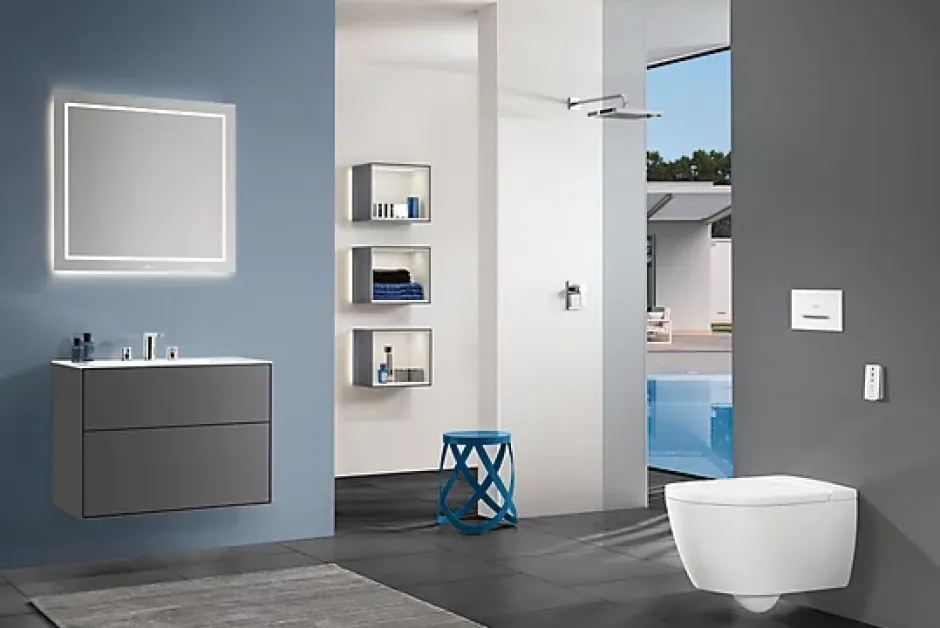 Villeroy & Boch Receveur de douche 90 x 120 x 4 cm, Quaryl, anthracite, Squaro Infinity