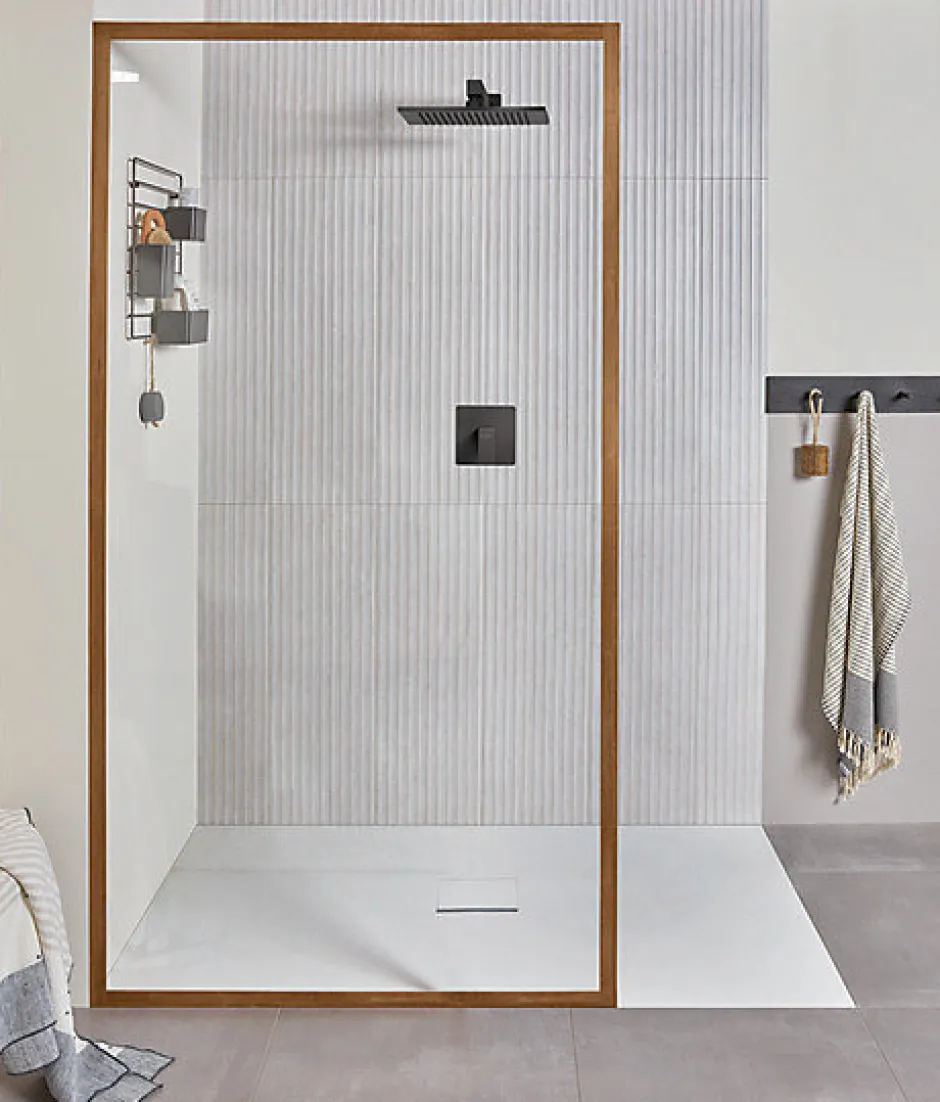 Villeroy & Boch Receveur de douche 90 x 120 x 4 cm, Quaryl Marbre blanc, Squaro Infinity