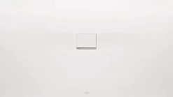 Villeroy & Boch Receveur de douche 90 x 120 x 4 cm, Quaryl Marbre blanc, Squaro Infinity