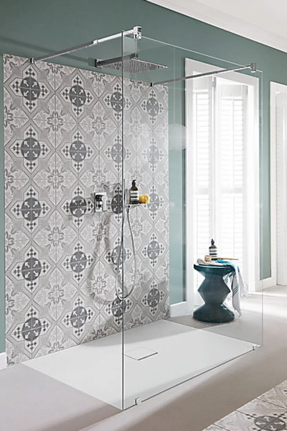 Villeroy & Boch Receveur de douche 90 x 120 x 4 cm, Quaryl Marbre blanc, Squaro Infinity