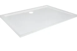 GoodHome Receveur de douche acrylique 80 x 120 cm, blanc, Vorma* Receveur De Douche