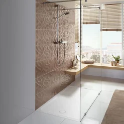Villeroy & Boch Receveur de douche antidérapant 140 x 80 VILLEROY ET BOCH Lifetime Plus Cerasoft céramique blanc + Bonde chromé brossé* Receveur De Douche