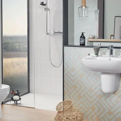 Villeroy & Boch Receveur de douche antidérapant 140 x 80 VILLEROY ET BOCH Lifetime Plus Cerasoft céramique blanc + Bonde chromé brossé* Receveur De Douche